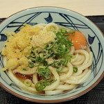 丸亀製麺 - ぶっかけ（冷）（３９０円）＋生卵（６０円）