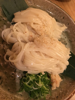 ふせや - 稲庭うどん。美味ですが瞬殺の量。700