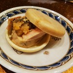 潟潟ヤ - (2016.6) 青森甘味味噌漬けあん肝、低温調理モナカ仕立て