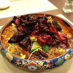 中國菜 浜正 - 水煮牛肉（和牛薄切り肉の四川辛味煮込み）