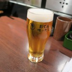 そば 俺のだし - ビール