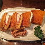 蔵の庄 - 自家製ハムカツ