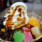 日本料理 紫水 - クリームあんみつ 800円