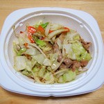 Hokkahokkatei - 肉野菜炒め（おかずのみ）。390円