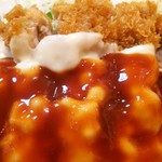 とも - チーズチキンカツ定食（チキンアップ）