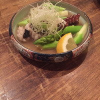 酒家 魚肉菜 虹晴れ - たことアスパラ