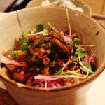 ブランチェ - 主菜　豚バラと野菜の葱ソース