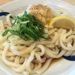 つるまる饂飩 - 生醤油うどん