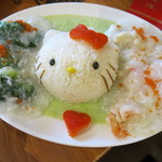 Hellokitty chinese cuisine - エビと卵白のエメラルドご飯(128香港ドル）