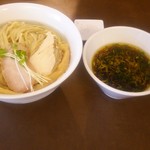 Raamembouhachi - つけ麺の大盛り、醤油味