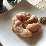 ろばたやき山ろく - 地鶏ぼんじり焼き