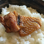 ろばたやき山ろく - 地鶏タレ焼きオンザライス♡