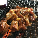 ろばたやき山ろく - 地鶏タレ、焼きやきもういっちょ♪
