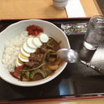 ときわ食堂 - ゴーヤ入り野菜カレー