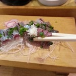 いわし屋 - 山ワサビで頂きます