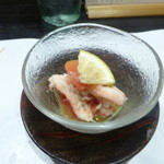 旬味 やま川 - 蟹の酢の物