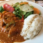 スープルヴァンヌフ - チキンカレープレートランチ