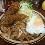 馬場南海 - イカフライ生姜焼ライス