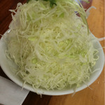 馬場南海 - カツカレーの生野菜