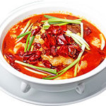 Sichuan style white fish stew