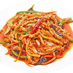 Stir-fried shredded meat Sichuan style