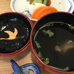 うなぎ亭 友栄 - 肝吸い お新香付き