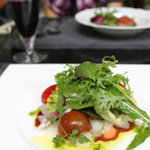 無彩庵　池田 - 山口県萩よりマナガツオの香草塩〆 ガルムドレッシング