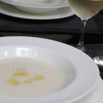 無彩庵　池田 - 冷製ジャガイモのスープ