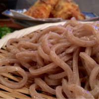 自家製粉石臼挽きうどん 青空blue 本店 - 粗挽きはまるで蕎麦みたい。