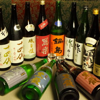 本店備有特色日本酒。