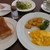 ロイヤルホスト - 料理写真:スクランブルエッグの朝食セット+グリーンサラダ