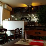 Trattoria Incontro - 店内です。