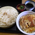 なか卯 - うどん冷とカツ丼