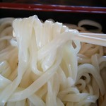 そばのはせ川屋 - 二色合盛り天ざる大盛り￥1650の麦切り（細めのうどん）（H28.4.25撮影）