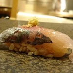 寿司 銀座 - 釣りアジ