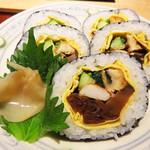 日本料理 まめ福 - 『ごきげん巻』はまめ福の名物だそうです。
            