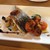 ソニョーポリ - 料理写真:
          魚料理
          ・サワラのソテー（バルサミコソース、パプリカソース）