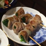 青ネギ巻き串