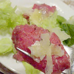 ラ・ペコラ - ラム肉のカルパッチョ1600円
