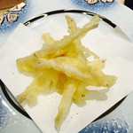 すしの嘉六 - 白魚の天ぷら