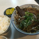 桔梗屋 - 「にしんそば」と「ごはん（小）」