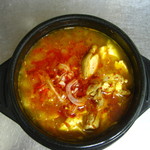 Seafood sundubu jjigae