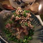 大衆酒場 『それいけチャラ男。』 - 走水のあじ！鯵のなめろう 590円円。