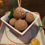 大衆酒場 『それいけチャラ男。』 - うずらのたまり醤油漬け 400円。