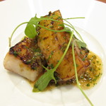 御影 ジュエンヌ - お魚料理～淡路の白身魚とナス