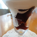 マッターホーン - 大きめにカットされたコーヒーゼリーです。