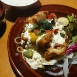 Cafe hunky dory - 鶏肉の甘酢あんかけタルタルソース添え