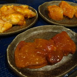 一切れ焼肉 一穂 - ホルモン３種