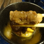 一切れ焼肉 一穂 - 卵をつけて～