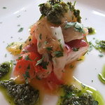 ラ クチーナ ヴェンティトレ - 前菜2皿目　活たこ